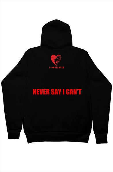 Red/black hoodie 
