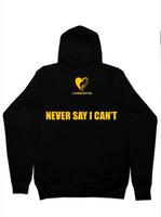 Black/gold hoodie 