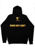 Black/gold hoodie 